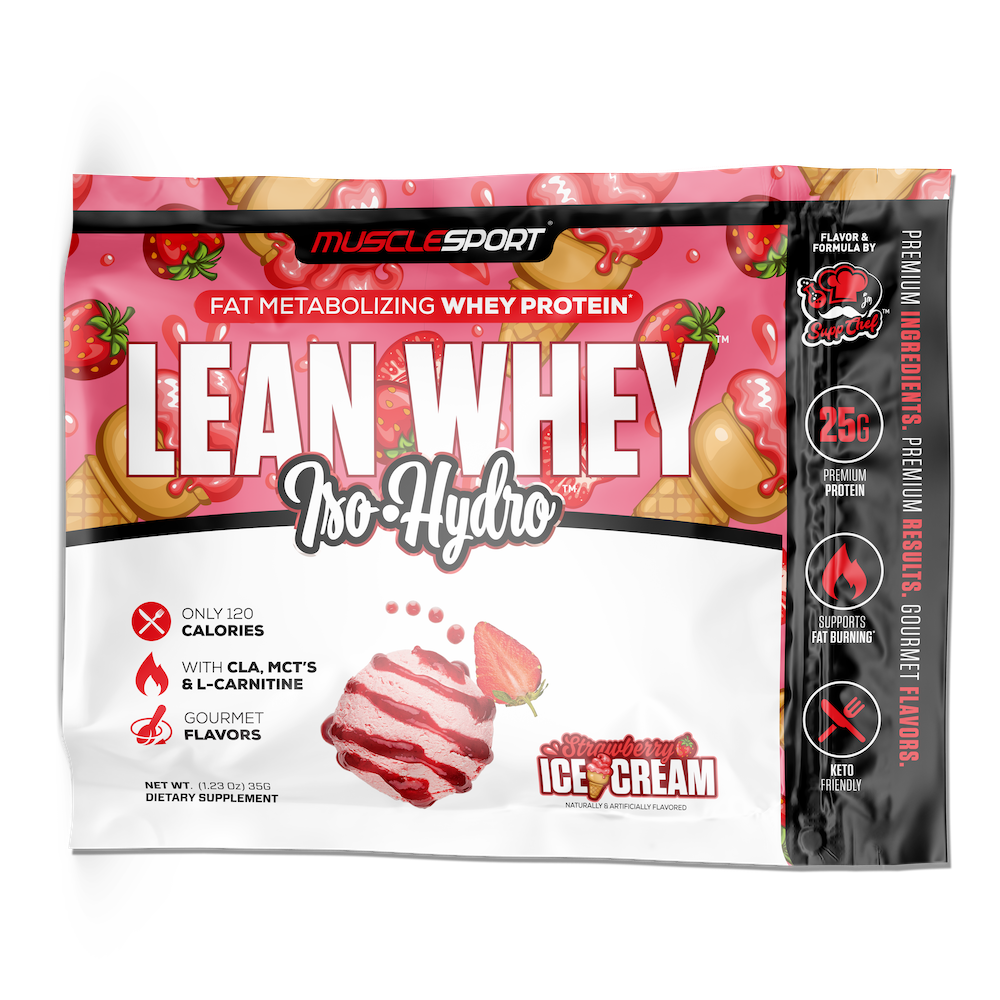 Lean Whey Single Serve Sample Packets - Musclesport®