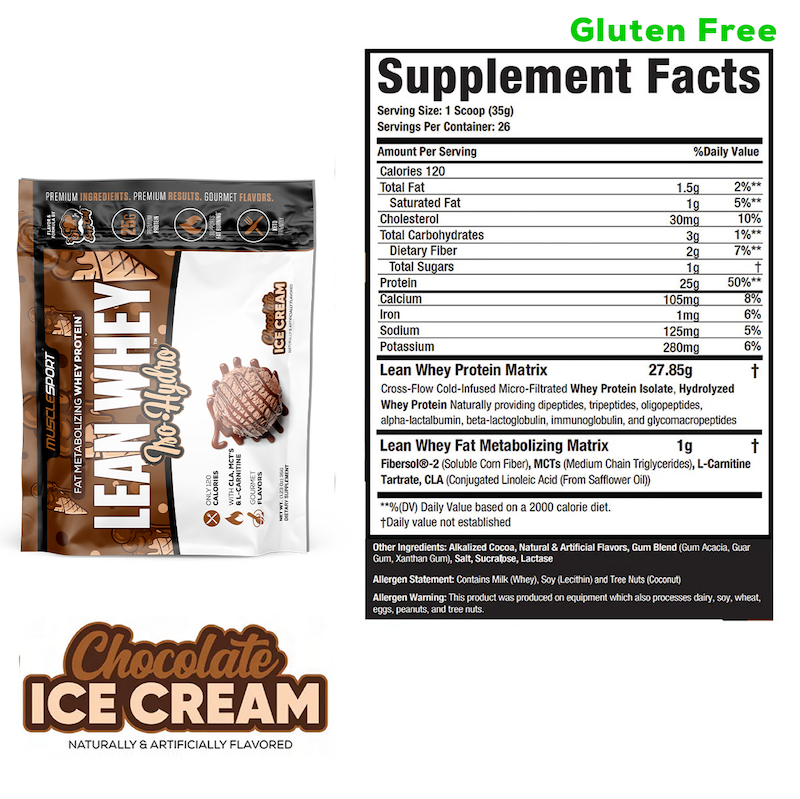 Lean Whey Single Serve Sample Packets - Musclesport®