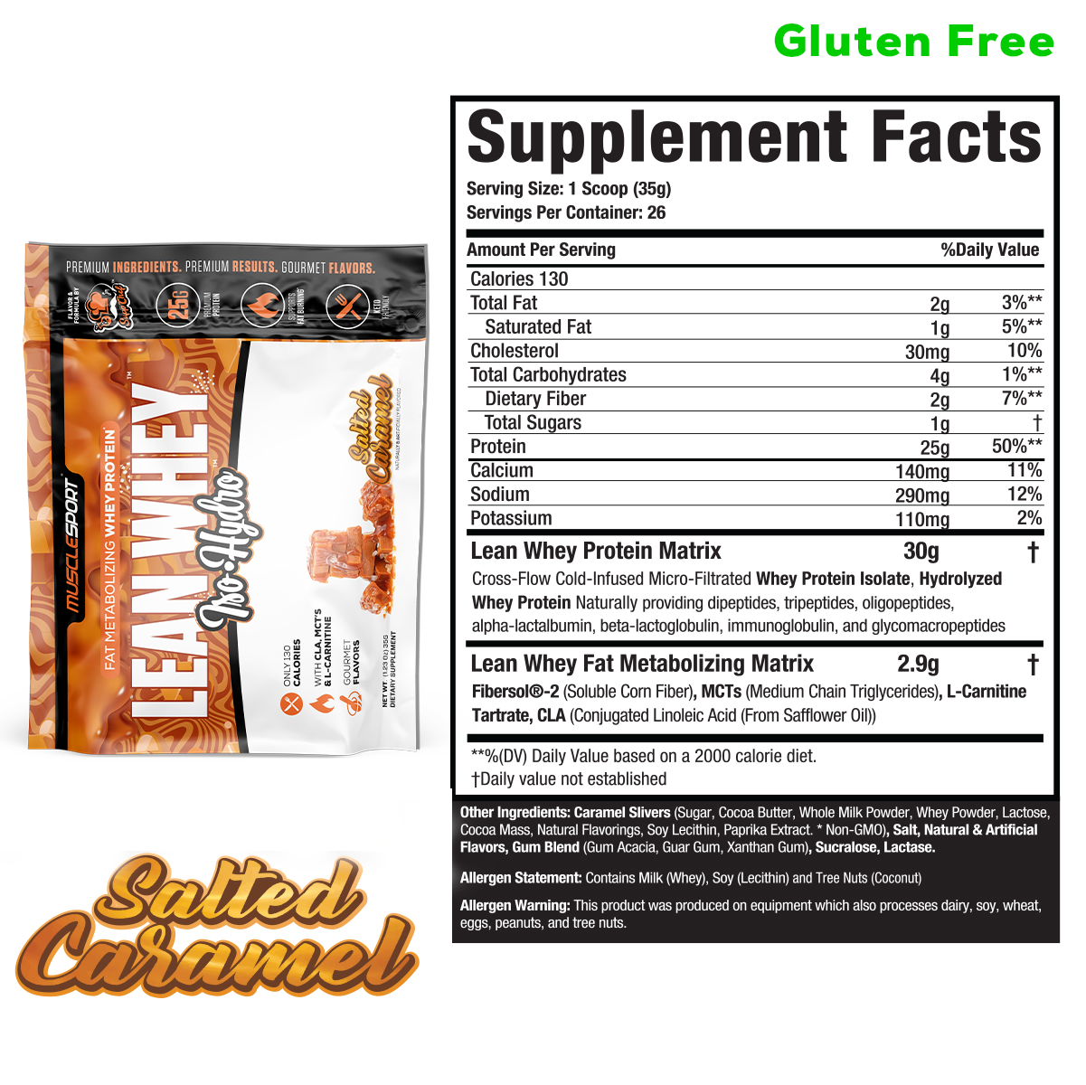 Lean Whey Single Serve Sample Packets - Musclesport®