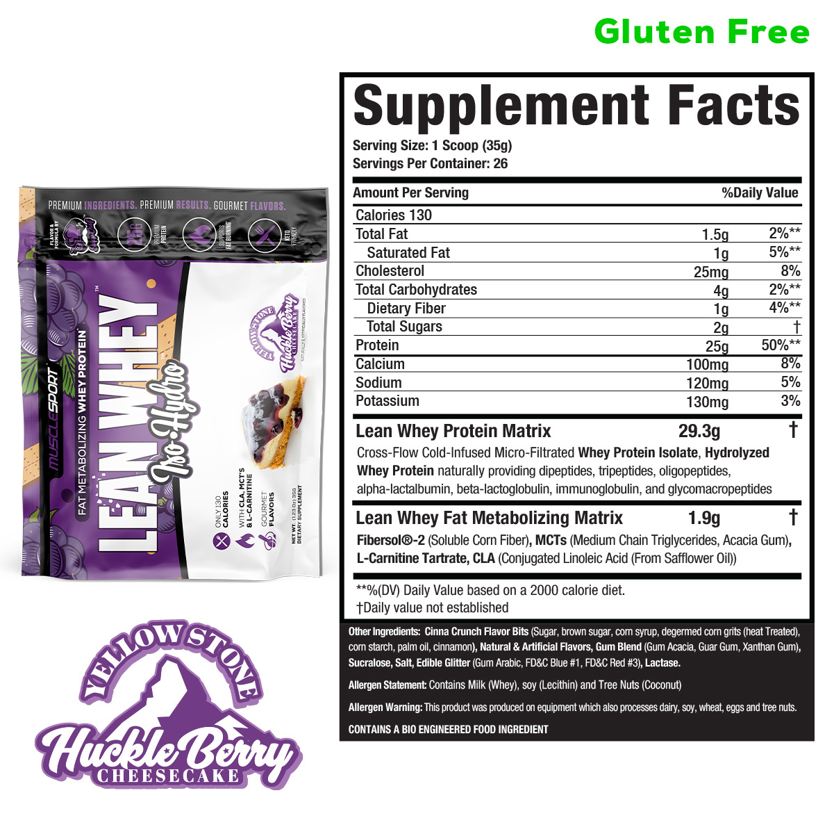Lean Whey Single Serve Sample Packets - Musclesport®