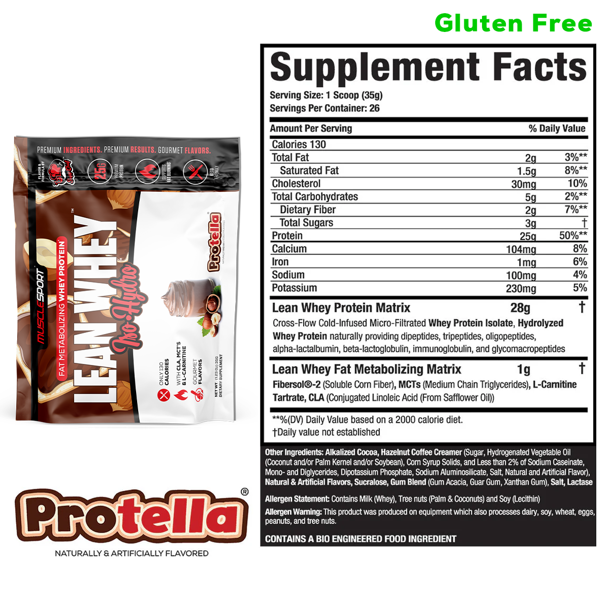 Lean Whey Single Serve Sample Packets - Musclesport®