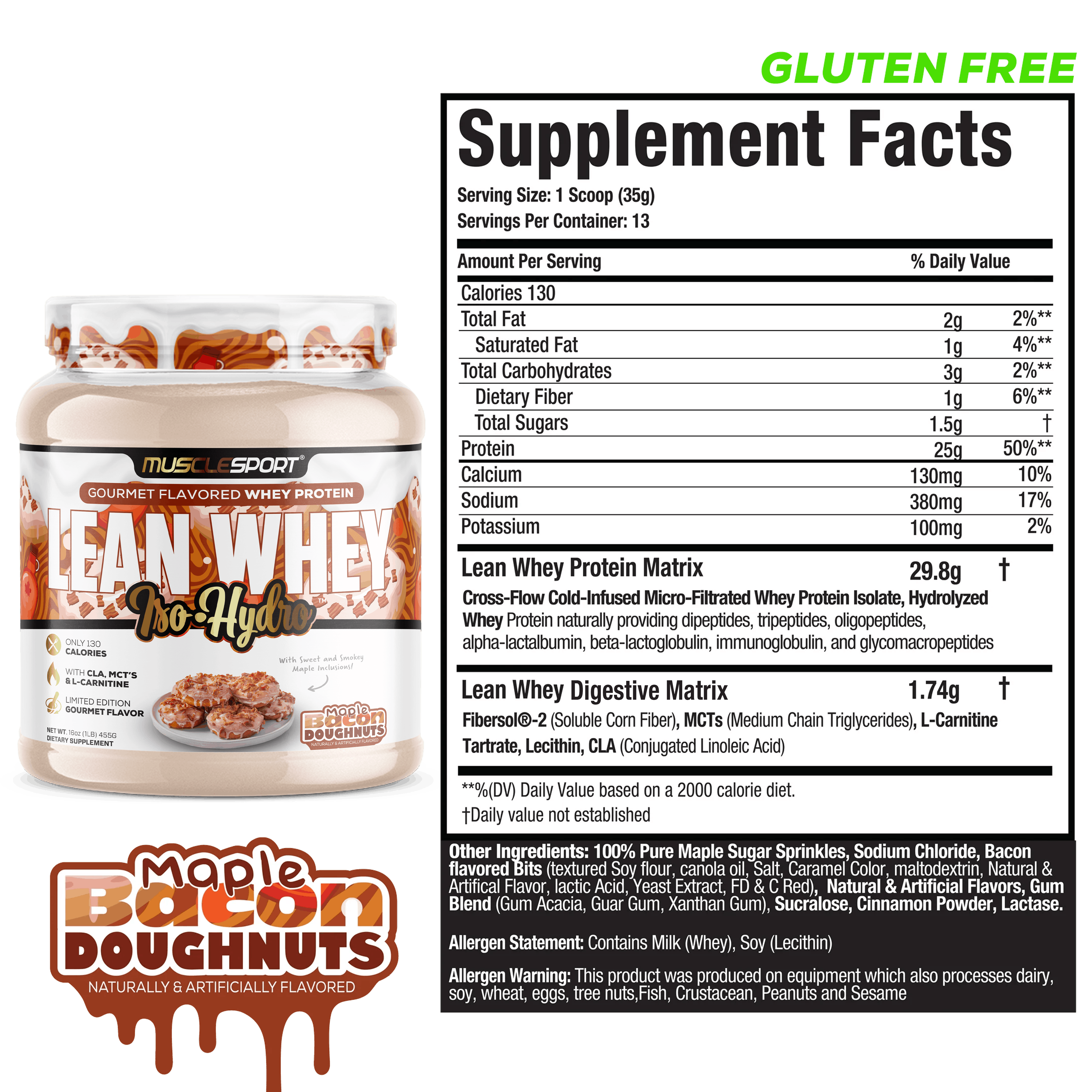 Lean Whey® Iso Hydro Gourmet Protein 1lb