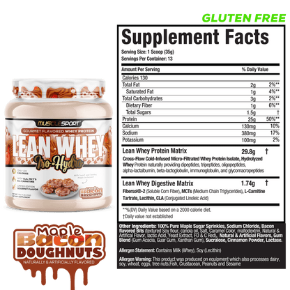 Lean Whey® Iso Hydro Gourmet Protein 1lb