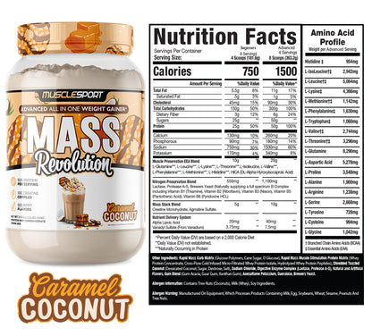 Mass Revolution™ Mass Gainer 3.2lb