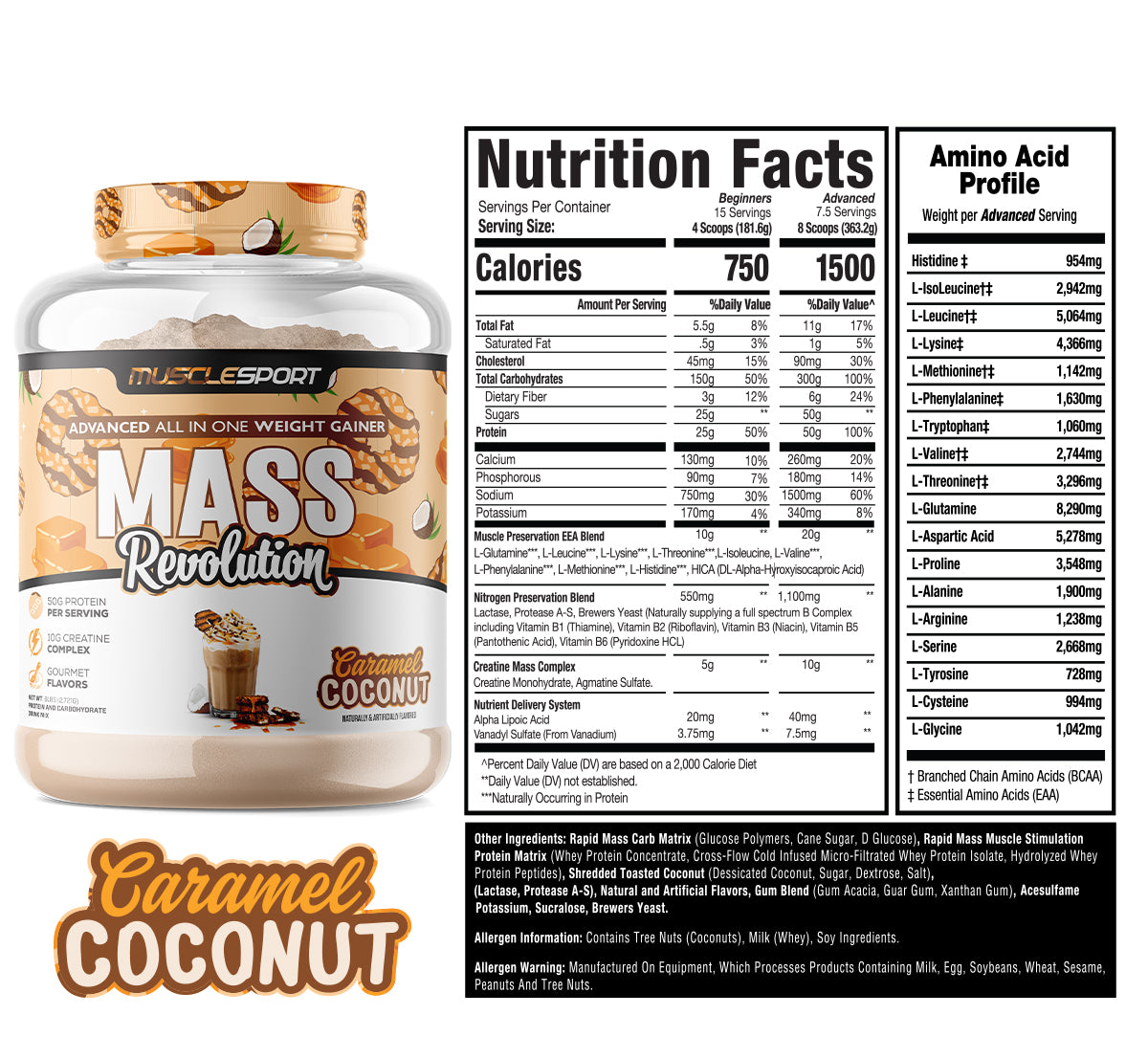 Mass Revolution™ Mass Gainer 6lb