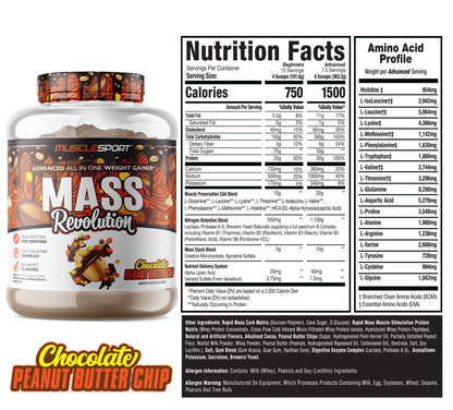 Mass Revolution™ Mass Gainer 6lb