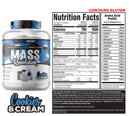Mass Revolution™ Mass Gainer 6lb