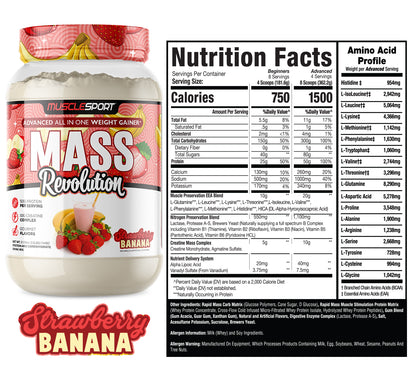 Mass Revolution™ Mass Gainer 3.2lb