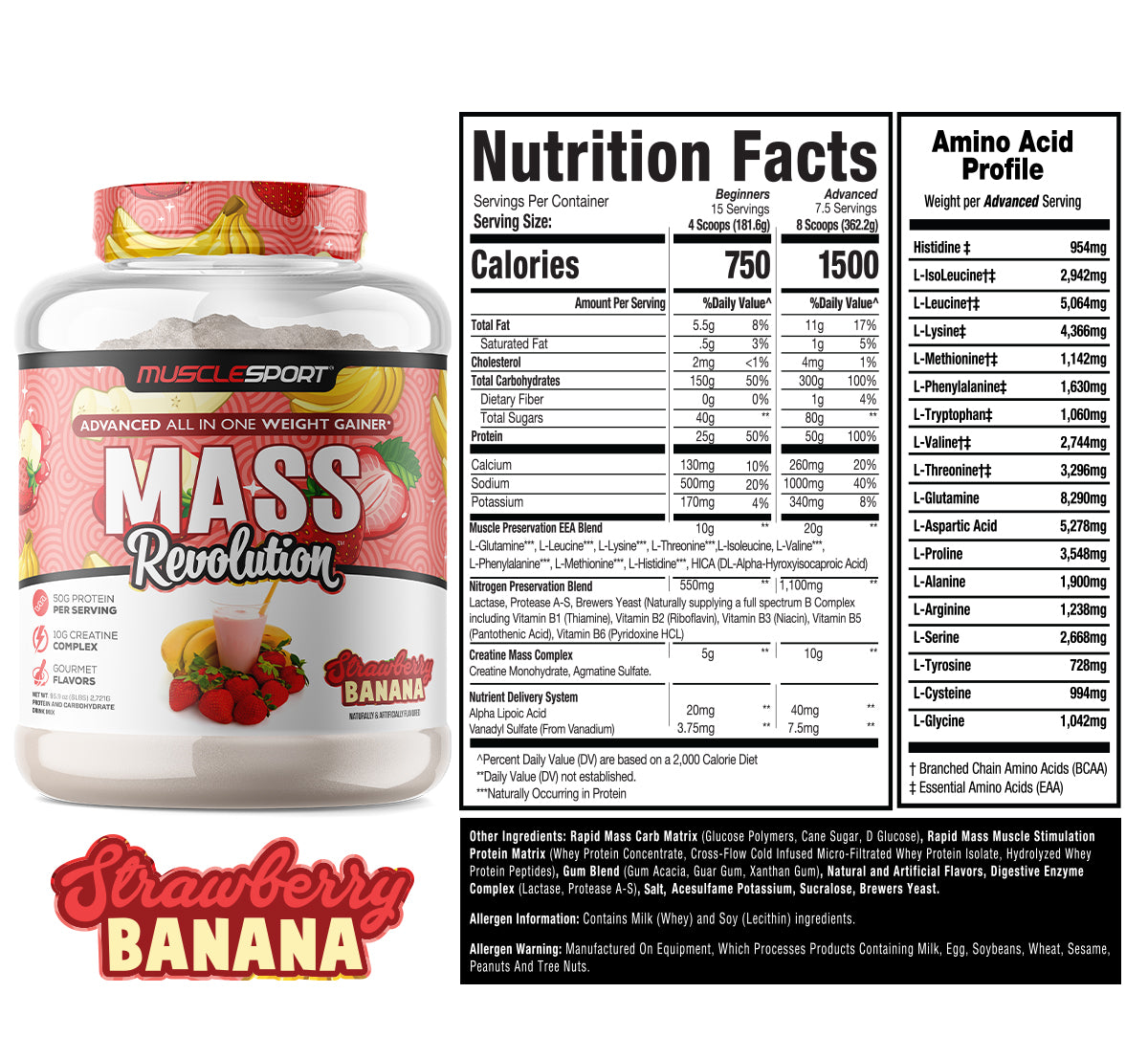 Mass Revolution™ Mass Gainer 6lb