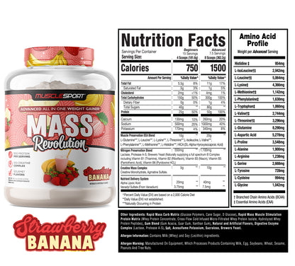 Mass Revolution™ Mass Gainer 6lb