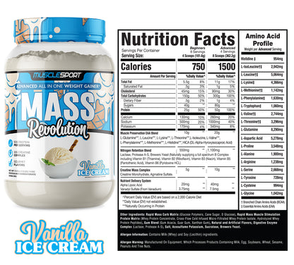 Mass Revolution™ Mass Gainer 3.2lb