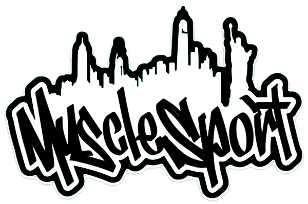 Musclesport Inverted Graffiti Sticker