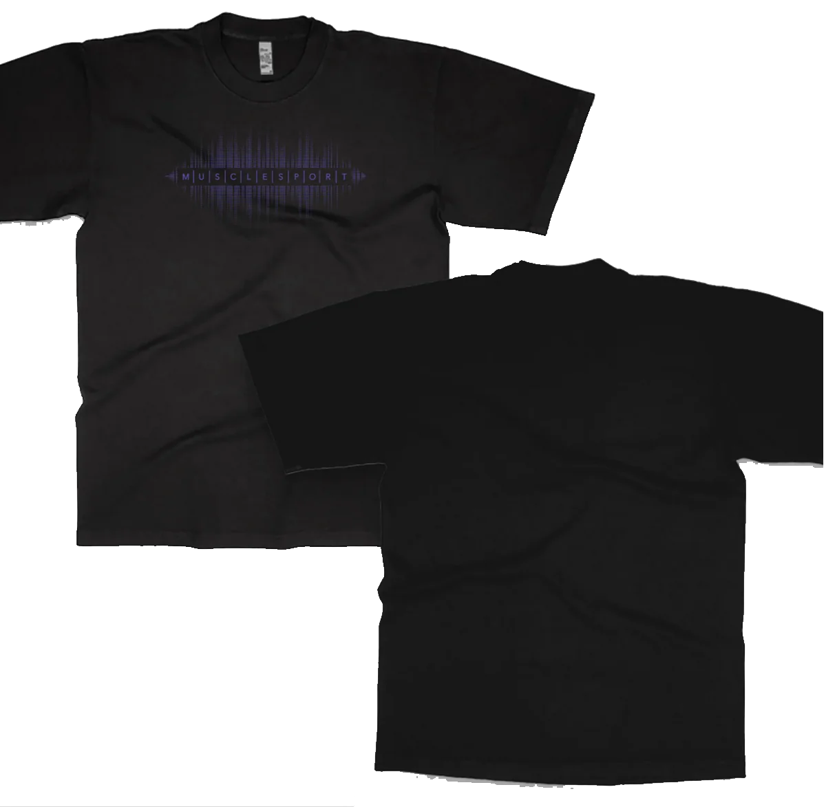 MuscleSport Purple Soundwave T-Shirt