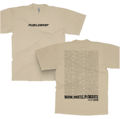 MuscleSport Tan W.H.D T-Shirt