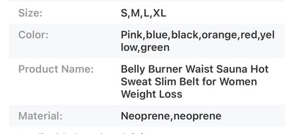 Musclesport Belly Burner Waist Belt - Musclesport®