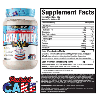 Lean Whey Patriot Cake Limited Edition