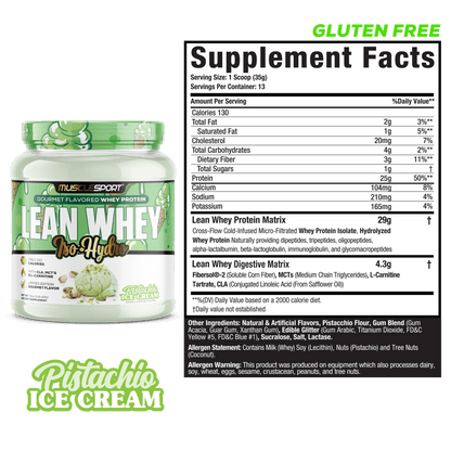 Lean Whey® Iso Hydro Gourmet Protein 1lb