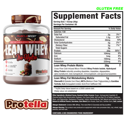 Lean Whey® Iso Hydro Gourmet Protein - 5lb