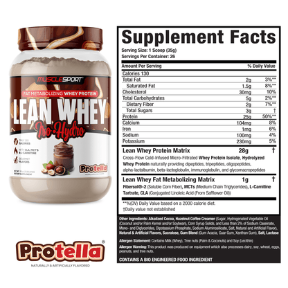 Lean Whey® Iso Hydro Gourmet Protein 2lb - Standard