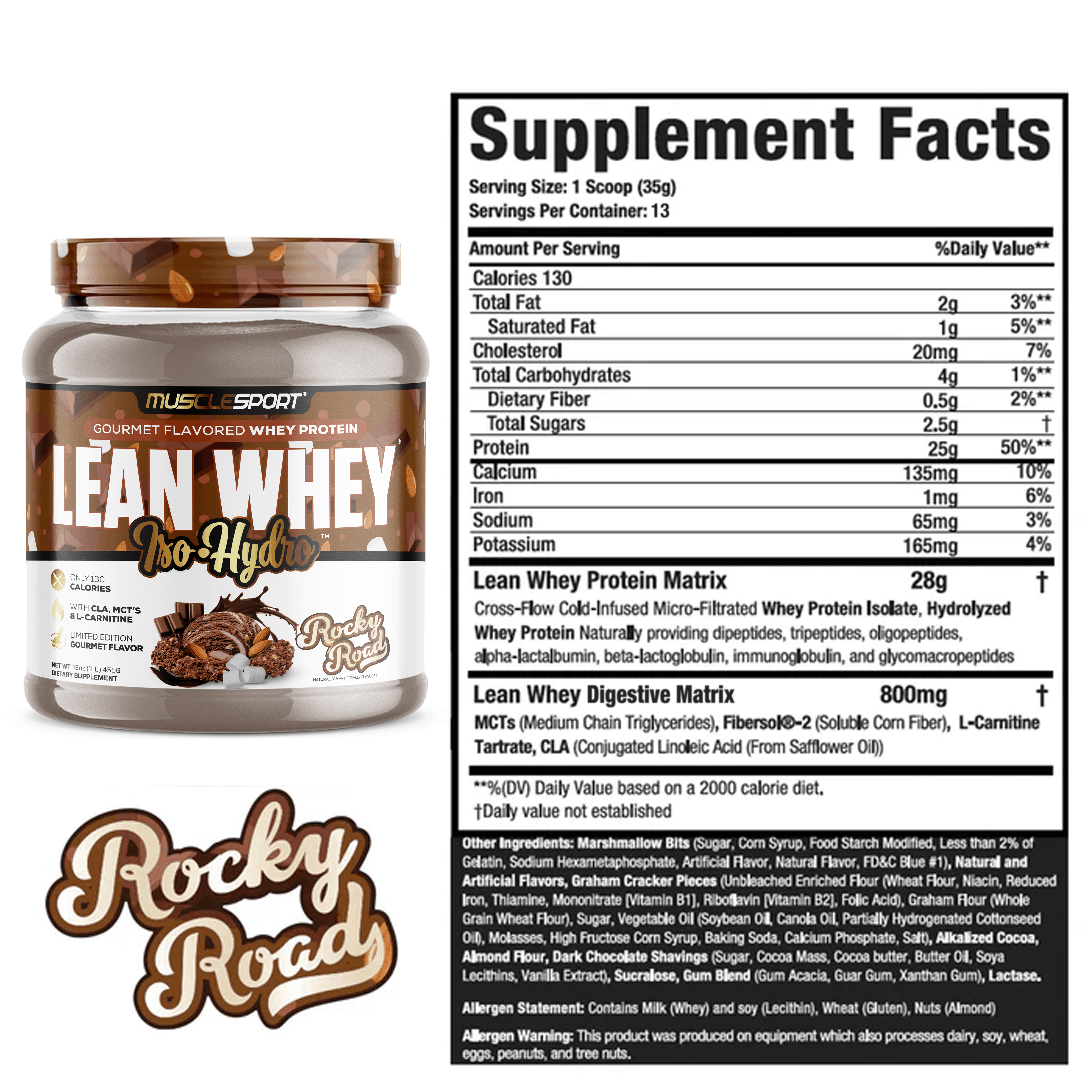 Lean Whey® Iso Hydro Gourmet Protein 1lb