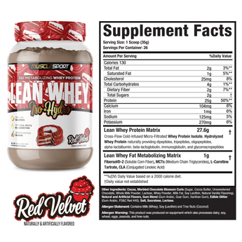 Lean Whey Red Velvet Limited Edition