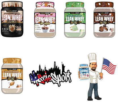 Musclesport Sports Sticker Pack - 7 Total Stickers