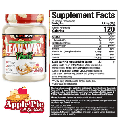 The Lean Way Plant'd  - Plant Based - Musclesport®