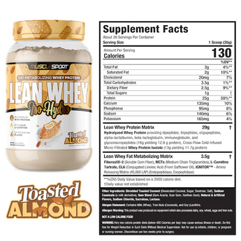 Lean Whey Toasted Almond Limited Edition