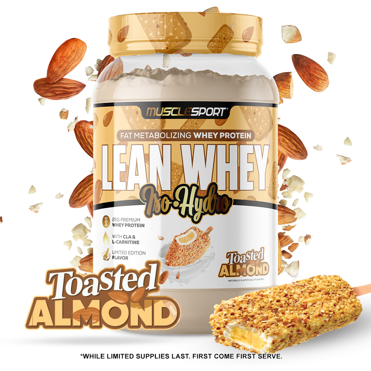 Lean Whey™ Iso Hydro Gourmet Protein 2lb - Limited Edition - Musclesport® - 