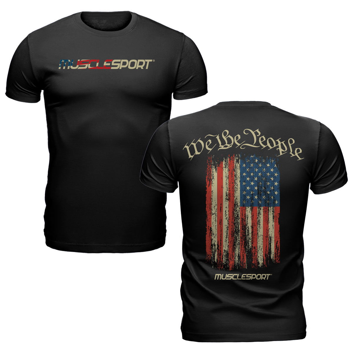 "WE THE PEOPLE" USA T-Shirt - Musclesport® - Apparel