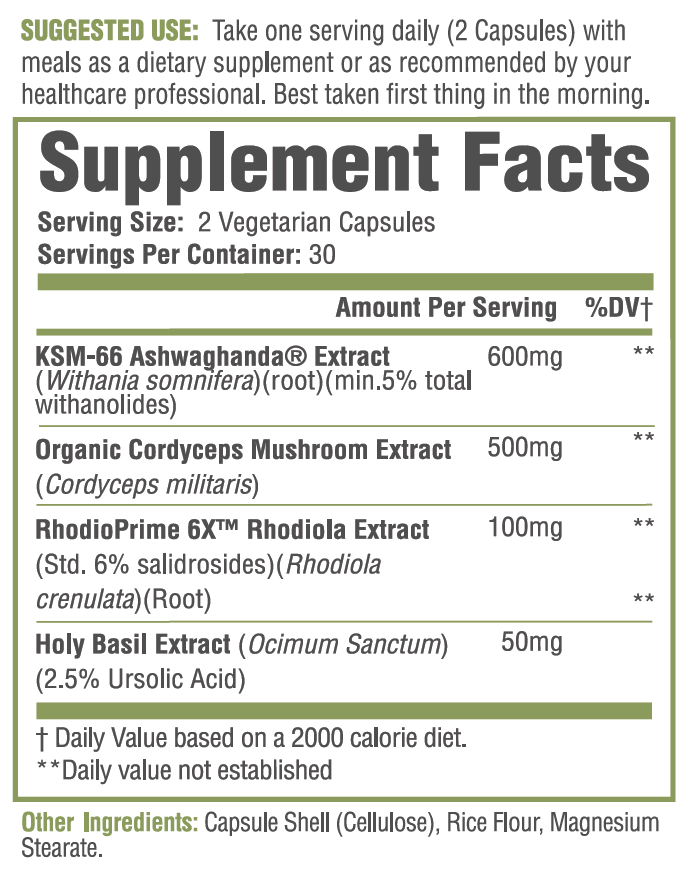 Ashwagandha+ 60 capsules - Black Friday VIP