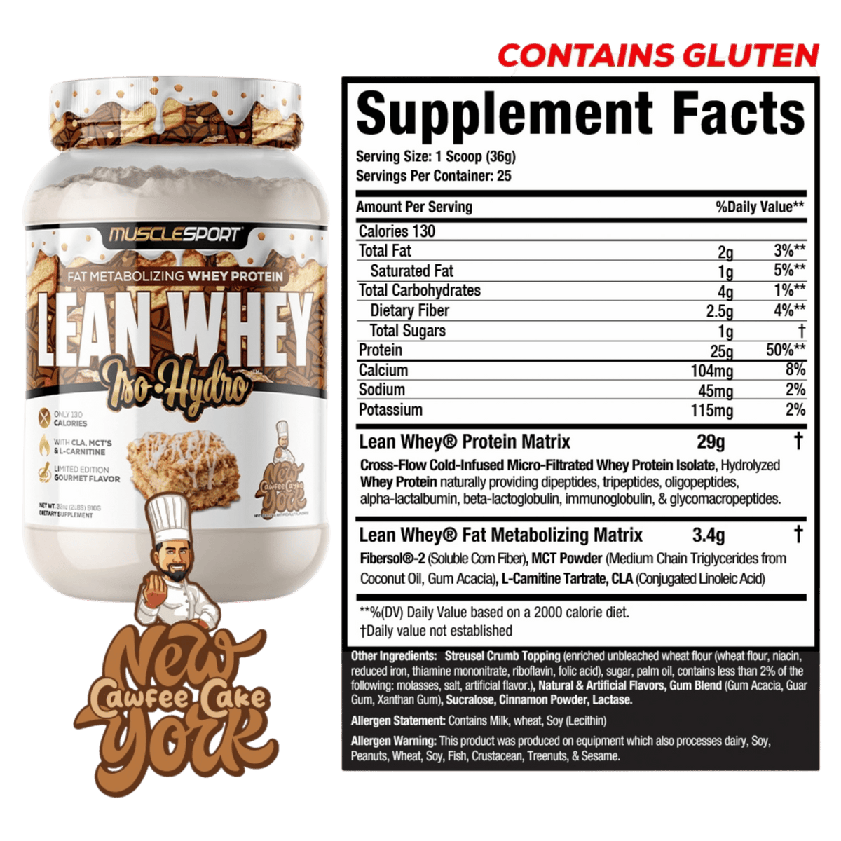 Lean Whey® Iso Hydro 2lb - Limited Edition