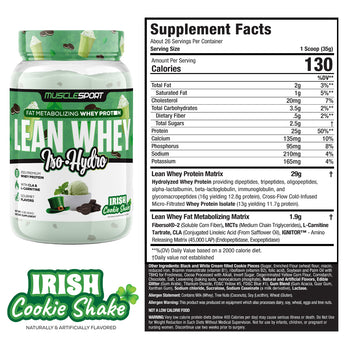 Lean Whey Irish Cookie Limited Edition