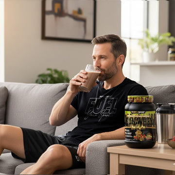 Musclesport Fuel Your Sport Black & White Logo T-Shirt