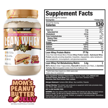 Lean Whey Mom's Peanut Butter & Jelly Limited Edition
