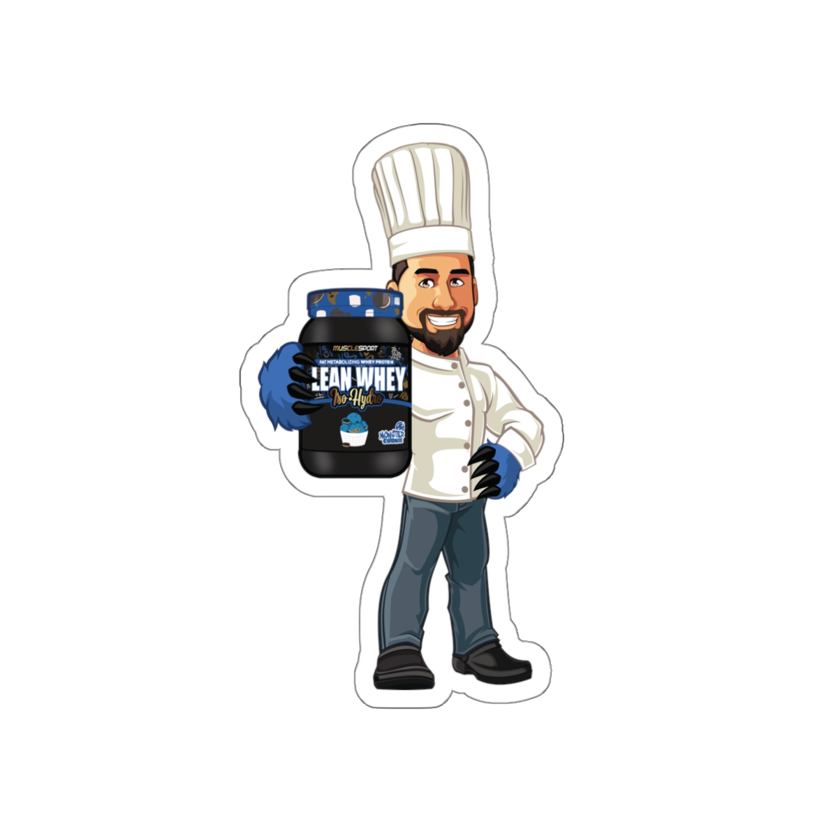 Supp Chef Lean Whey Monster Cookie Sticker