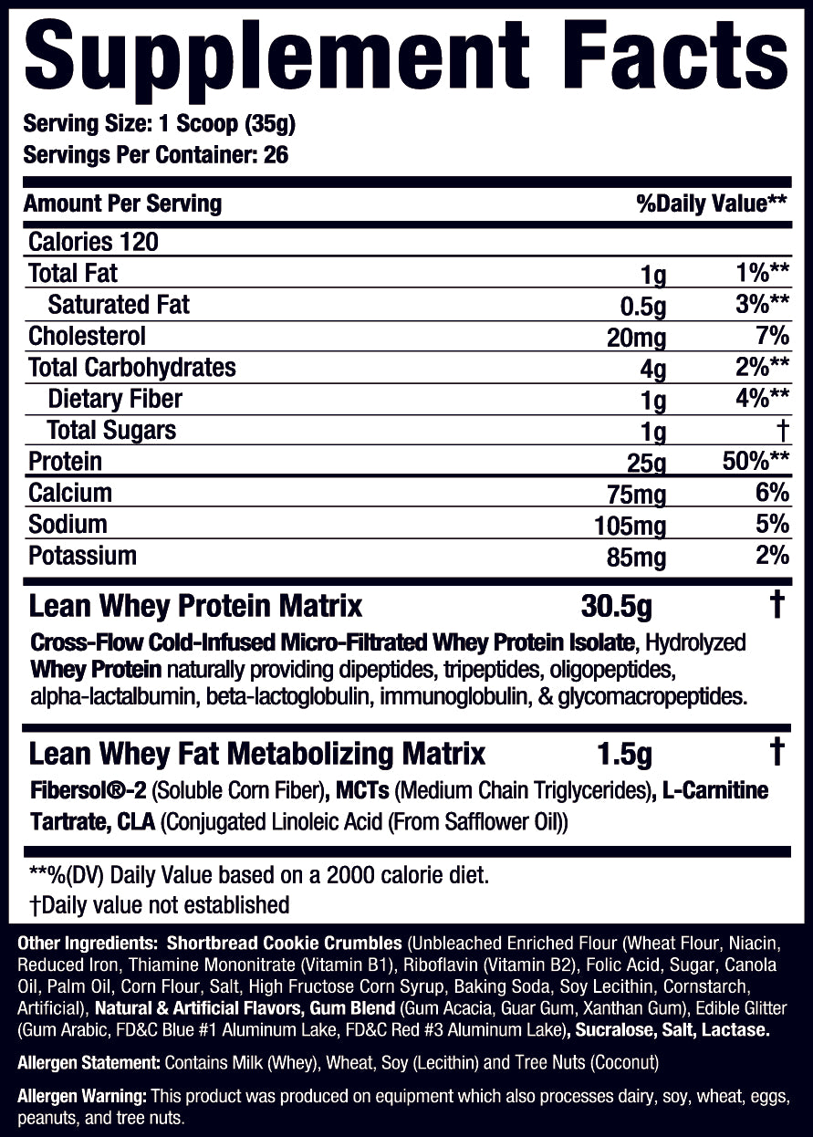 Lean Whey® Iso Hydro Gourmet Protein 2lb - Standard