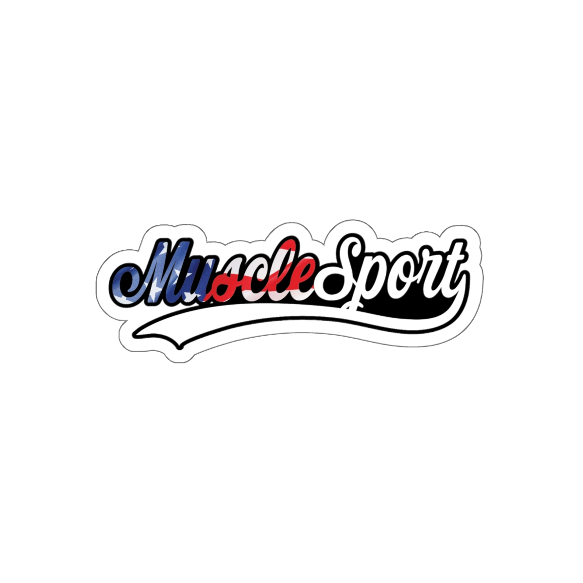Musclesport Sports USA Logo Sticker