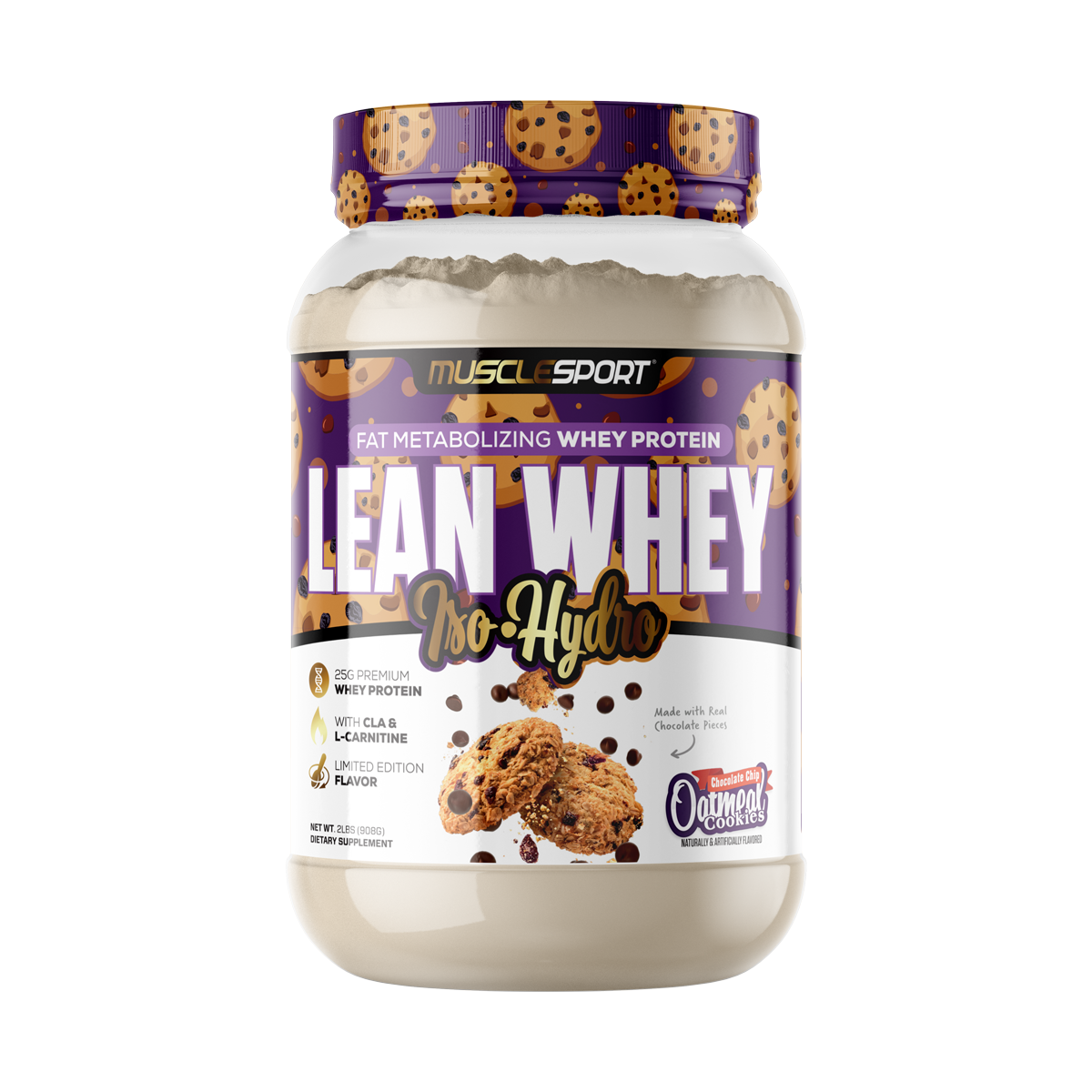 Lean Box Cookies Lean Whey Chocolate Chip Oatmeal Cookie – Musclesport®