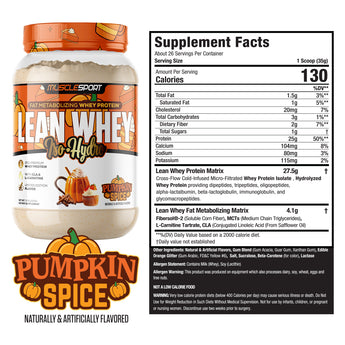 Lean Whey Pumpkin Spice Limited Edition
