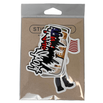 Musclesport Sports Sticker Pack - 7 Total Stickers