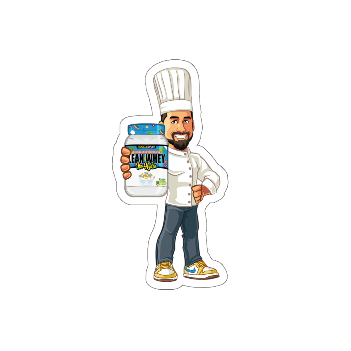 Supp Chef Lean Whey Lean Charms Sticker