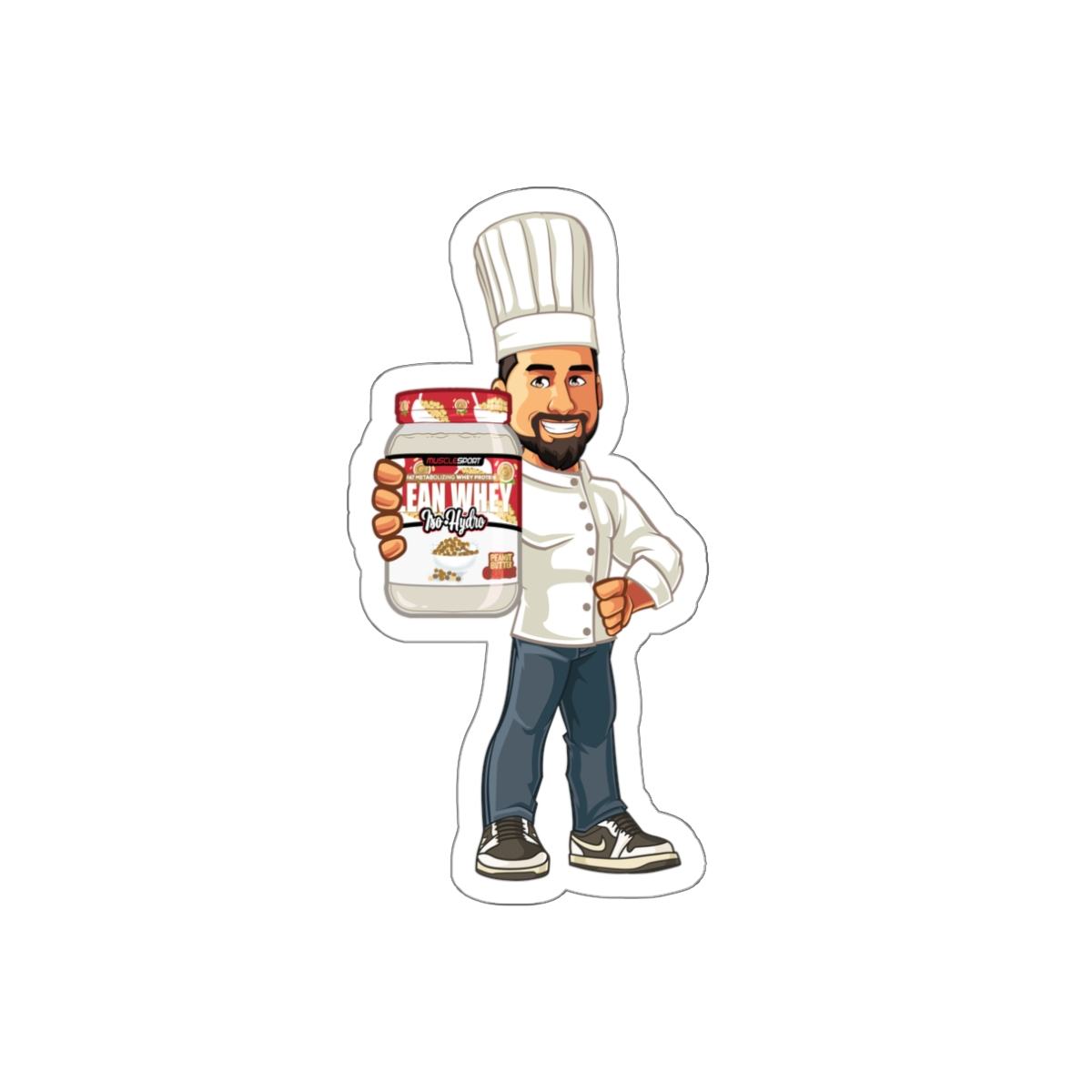 Supp Chef Lean Whey Peanut Butter Crunch Sticker