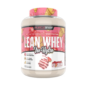 MuscleSport® Strawberry Ice Cream Lean Whey 5  LBs