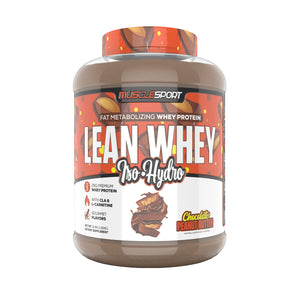 MuscleSport® Chocolate Peanut Butter Lean Whey 5  LBs