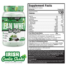Load image into Gallery viewer, Irish Cookie Shake Lean Whey Supplement Facts