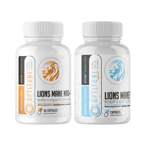 $25 OFF: Lions Mane Stack (NRG and PM) - Optitune™ by Musclesport®