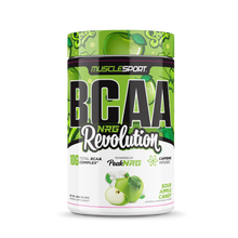 Load image into Gallery viewer, Muscle Sport Sour Apple Candy BCAA NRG Revolution™