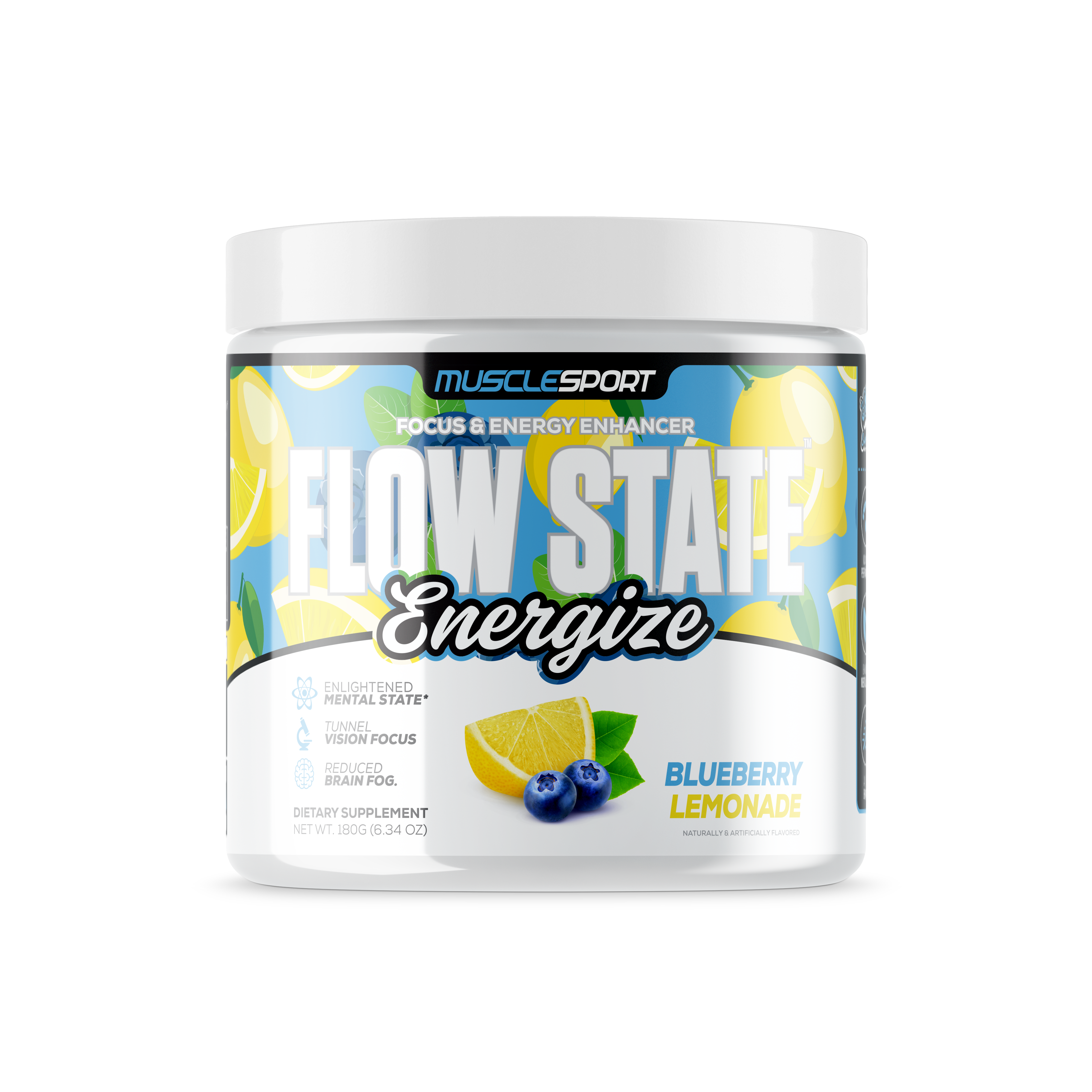MuscleSport® Blueberry Lemonade Flow State Energize